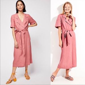 Free People Pink Wrap Dress